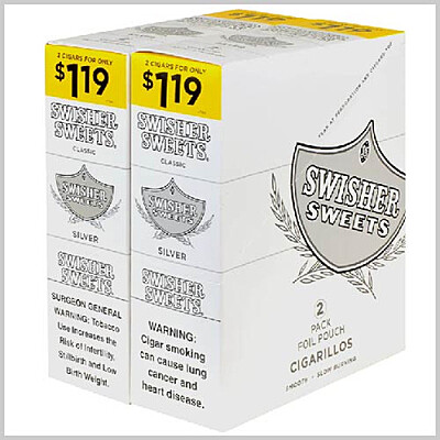 SWISHER SWEETS CIGARILLOS $1.19 (60 CIGARS) SWISHER SWEETS CIGARILLOS $1.19 (60 CIGARS)