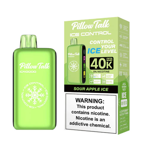 PILLOW TALK 40K:PT40 SOUR APPLE ICE