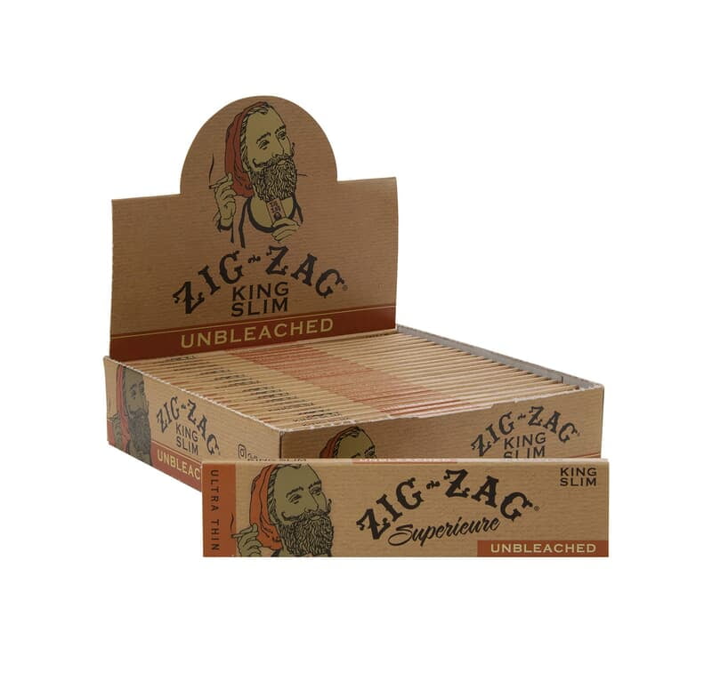 ZIG ZAG:PAPERS UNBLEACHED KS