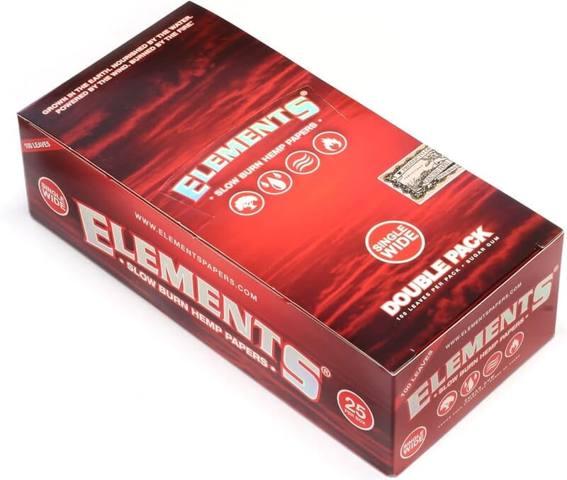 ELEMENTS:PAPER SINGLE WIDE RED