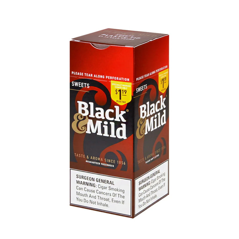 BLACK & MILD $1.19 (25 CIGARS) BLACK & MILD $1.19 (25 CIGARS)