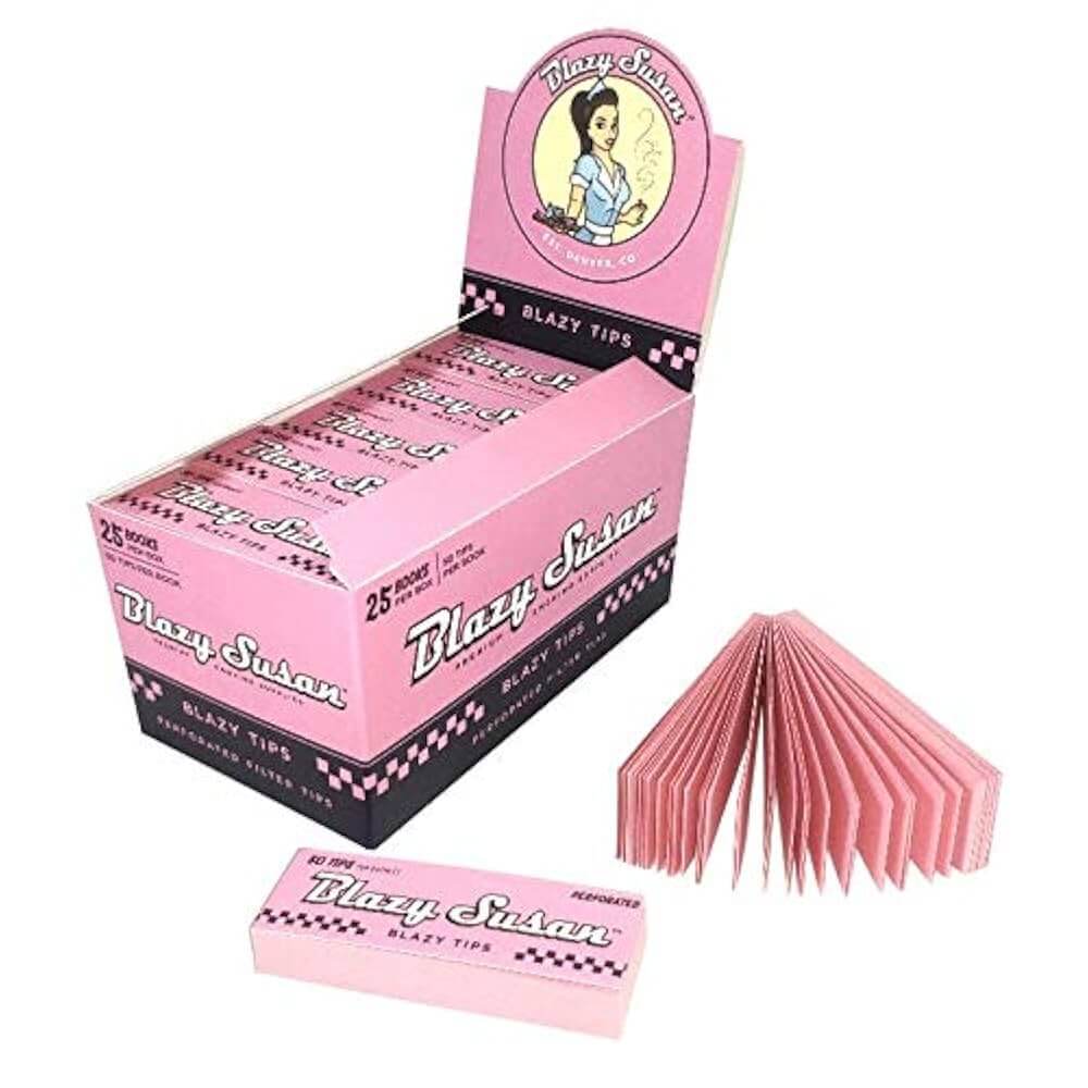 BLAZY SUSAN:BS PINK TIPS