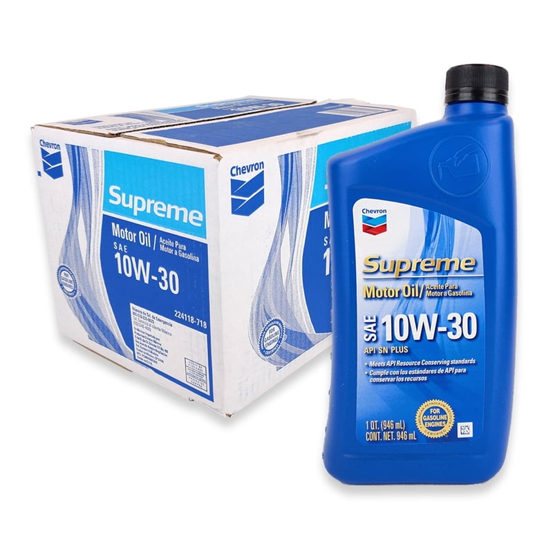 CHEVRON 10W30 SUPREME CHEVRON 10W30 SUPREME