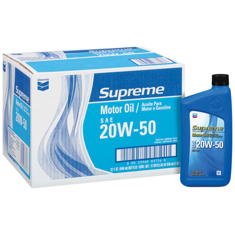 CHEVRON 20W50 SUPREME CHEVRON 20W50 SUPREME