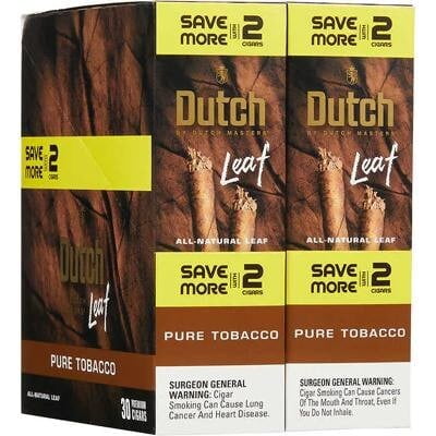 DUTCH:DUTCH NATURAL LEAF PURE TOBACCO DUTCH:DUTCH NATURAL LEAF PURE TOBACCO