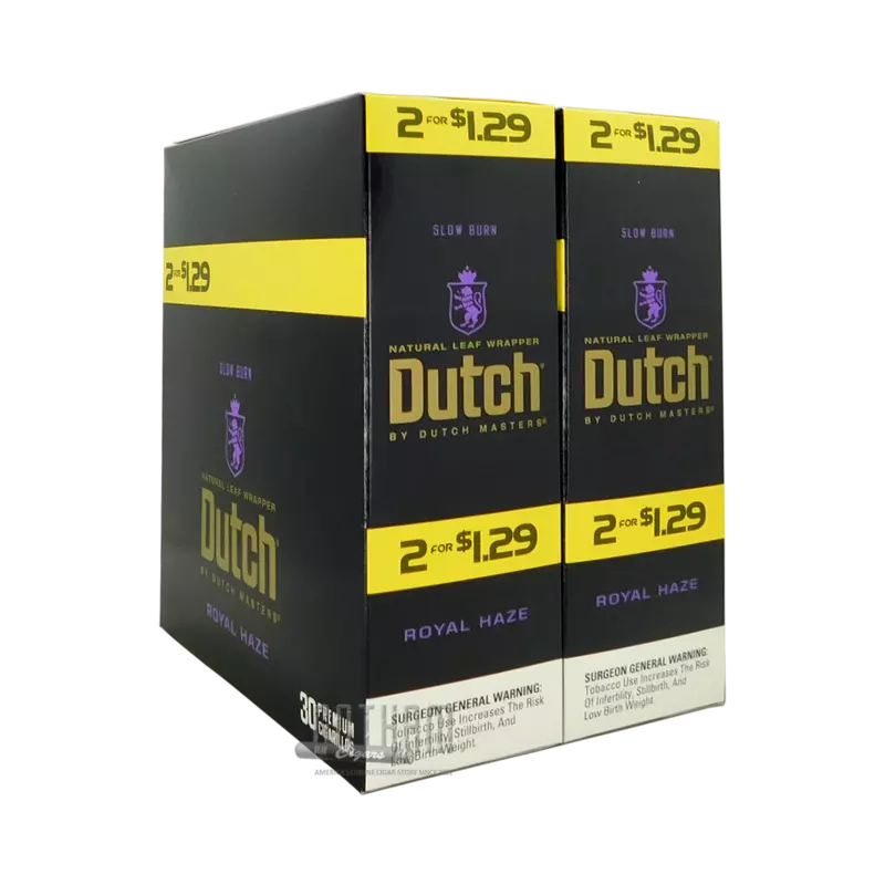 DUTCH $1.29 2-PACK (60 CIGARS)