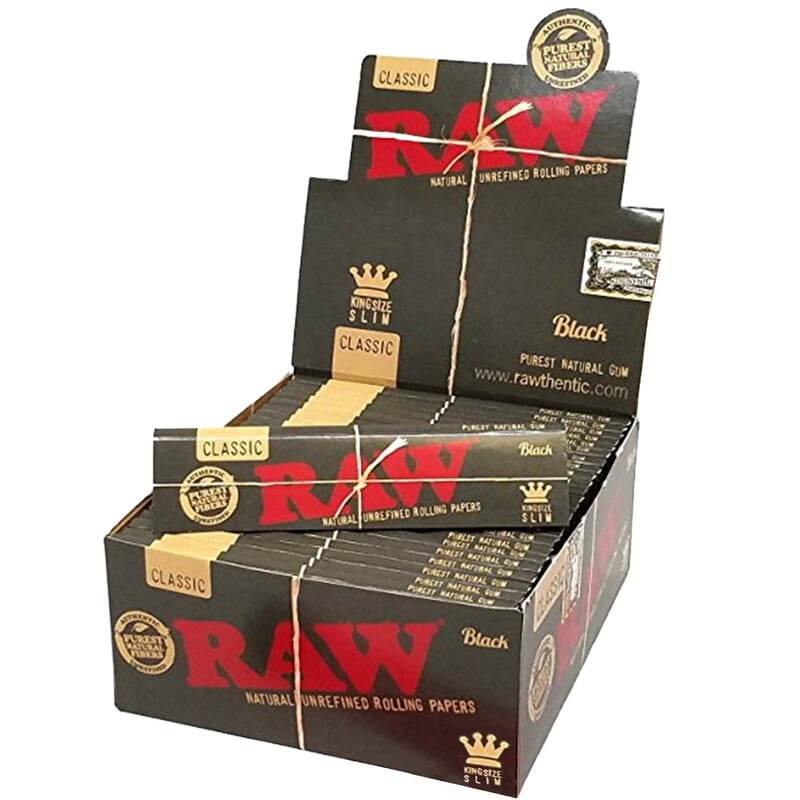 RAW:PAPER BLACK KING SLIM