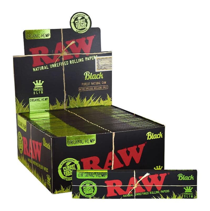 RAW:PAPER BLACK ORGANIC KS
