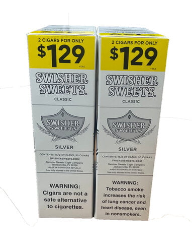 SWISHER SWEETS:SILVER $1.29