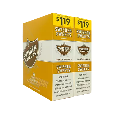 SWISHER SWEETS CIGARILLOS $1.19 (60 CIGARS) SWISHER SWEETS CIGARILLOS $1.19 (60 CIGARS)