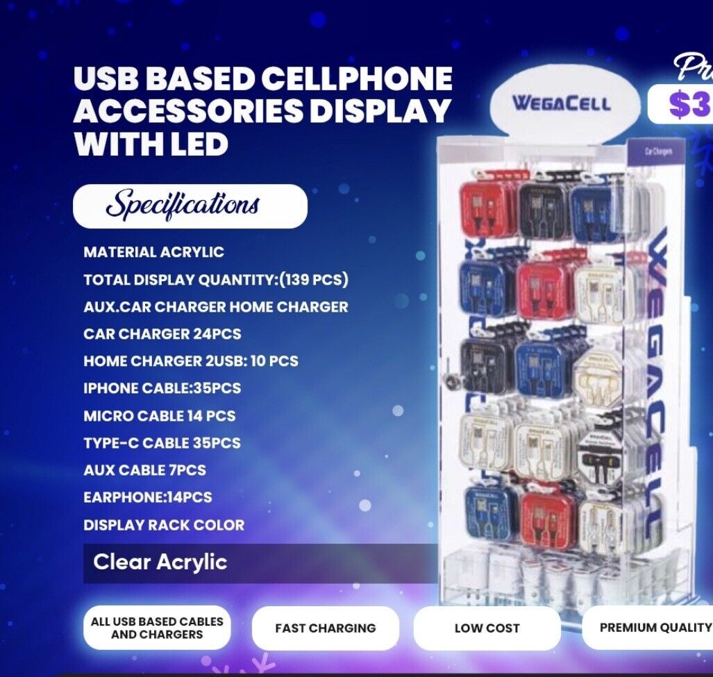 WEGACELL DISPLAY 9936
