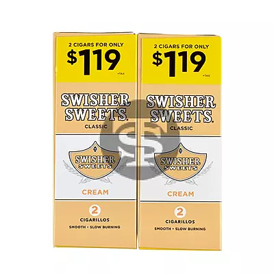 SWISHER SWEETS CIGARILLOS $1.19 (60 CIGARS) SWISHER SWEETS CIGARILLOS $1.19 (60 CIGARS)